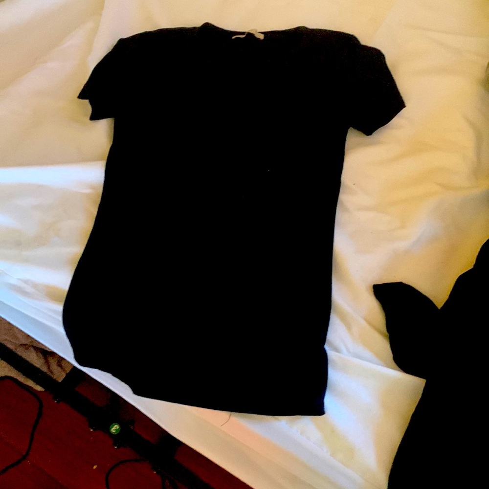Plain black shirt